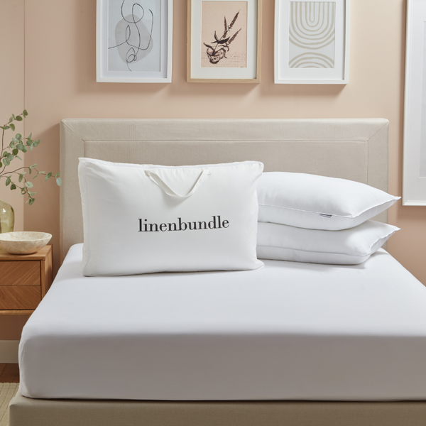 Pair Of Down-Alternative Snuggy Pillows Pair Of Down-Alternative Snuggy Pillows