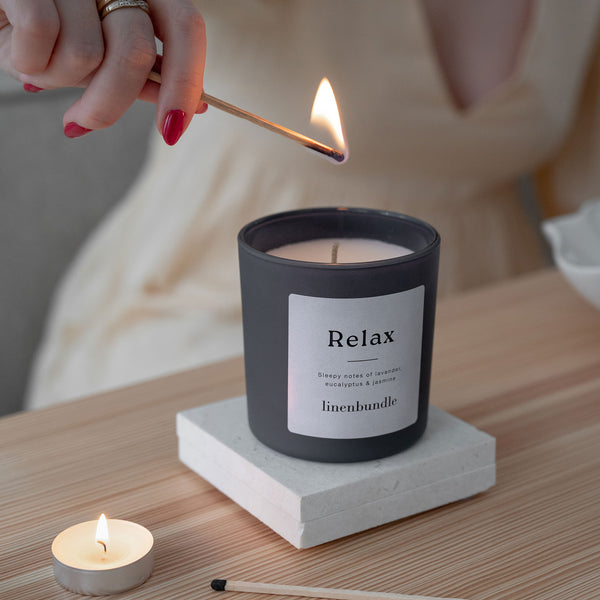 Linenbundle Candle (Worth €35)